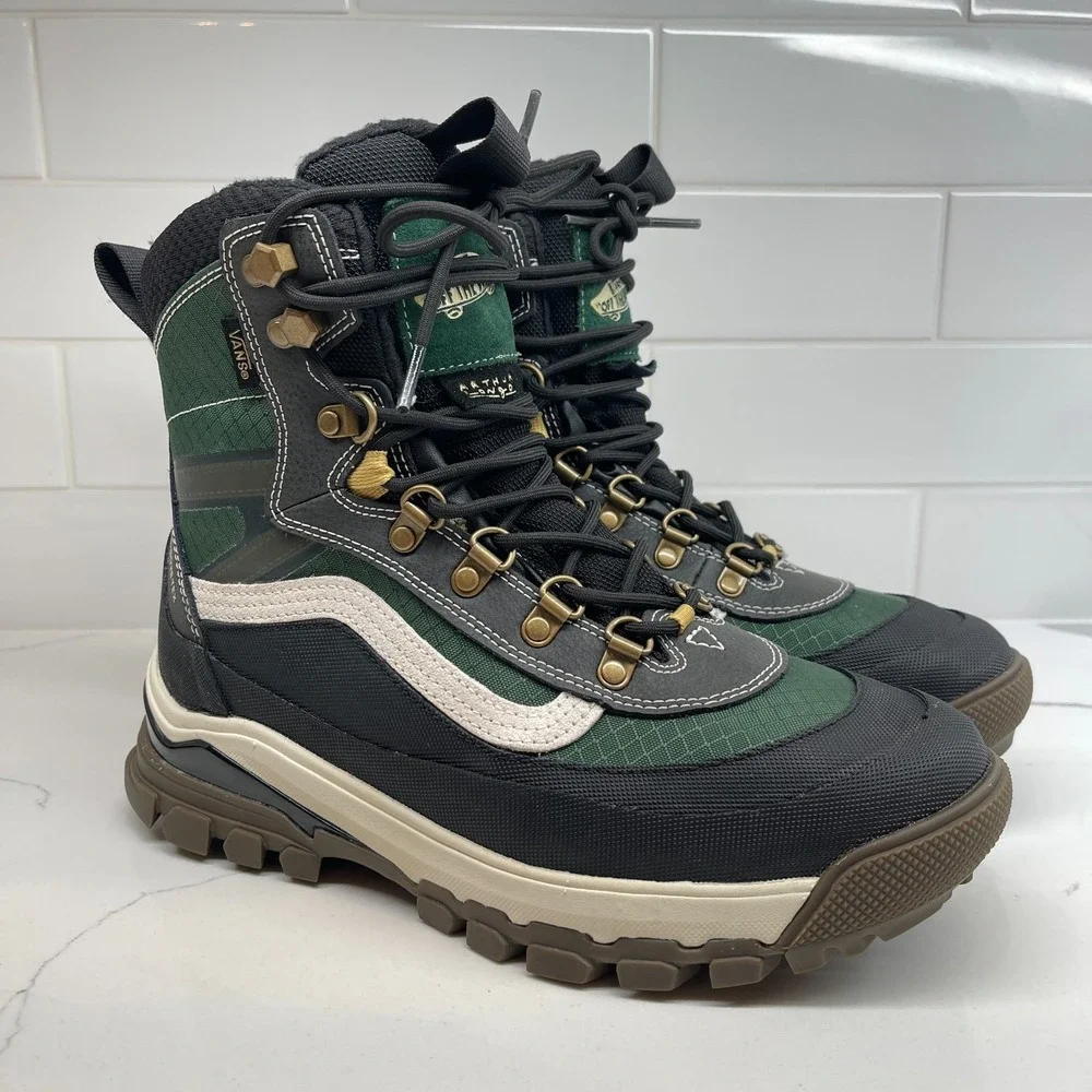 VANS Arthur Longo x Snow Kicker Boots GORE-TEX MTE-3 Mens 6.5 Womens 8 Green‎